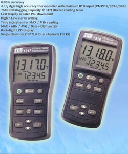 白金电阻温度表TES-1317(带探头)