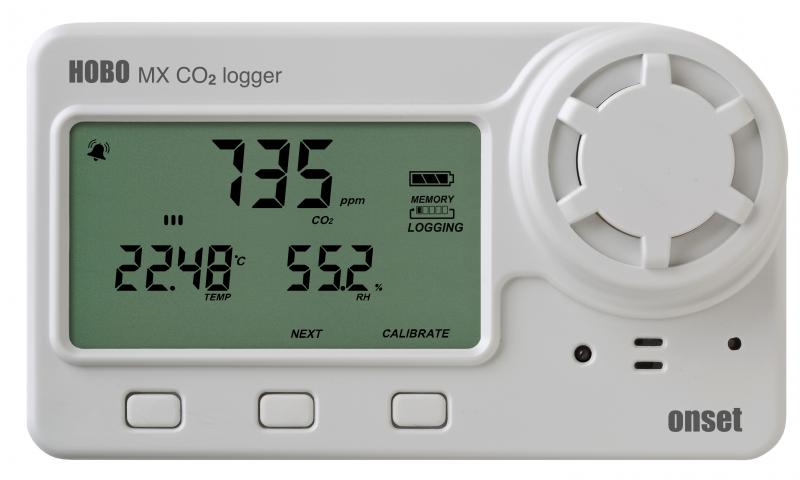 HOBO无线蓝牙数据传输温湿度二氧化碳记录仪 MX1102