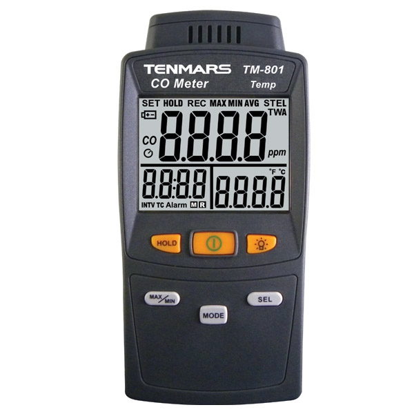 数据显示一氧化碳侦测器TM-801